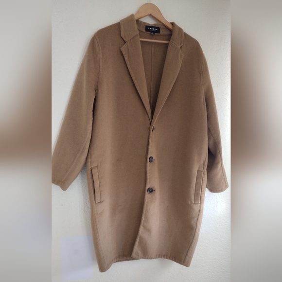PacSun Tan Chesterfield Overcoat - Picture 2 of 5